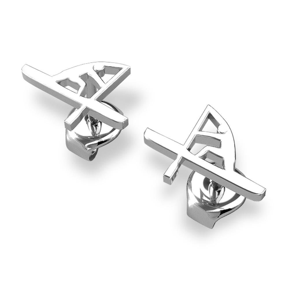 Canoe Athlete Stud Earrings