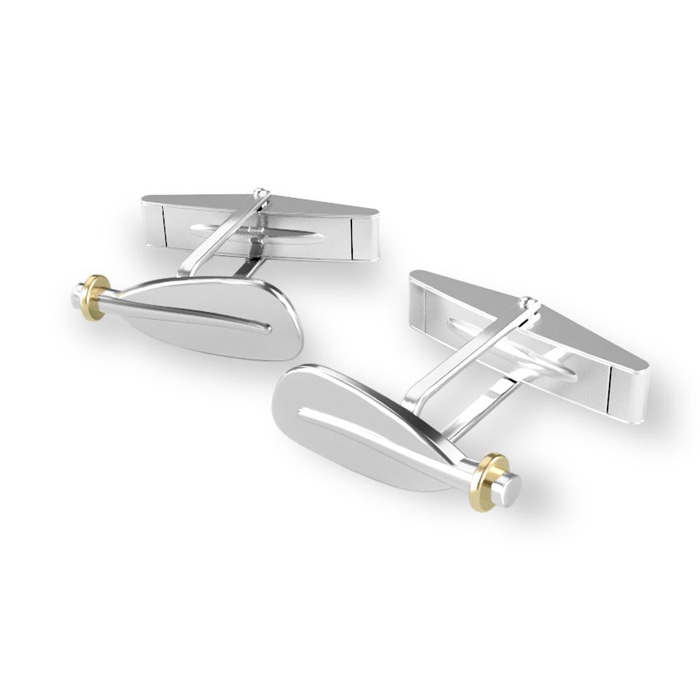 Kayak Paddle Cufflinks