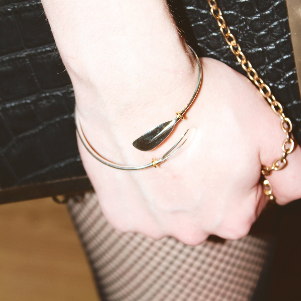 Kayak Bent Paddle Bracelet