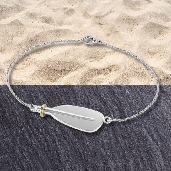 Kayak Paddle Chain Bracelet