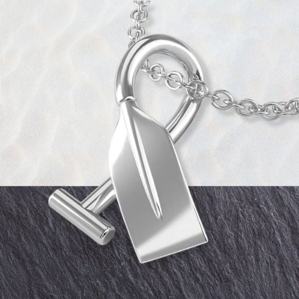 Dragon Boat Bent Paddle Pendant