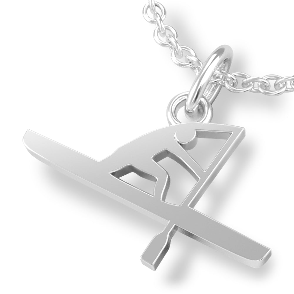 canoe pendant- canoe jewelry- canoe gifts