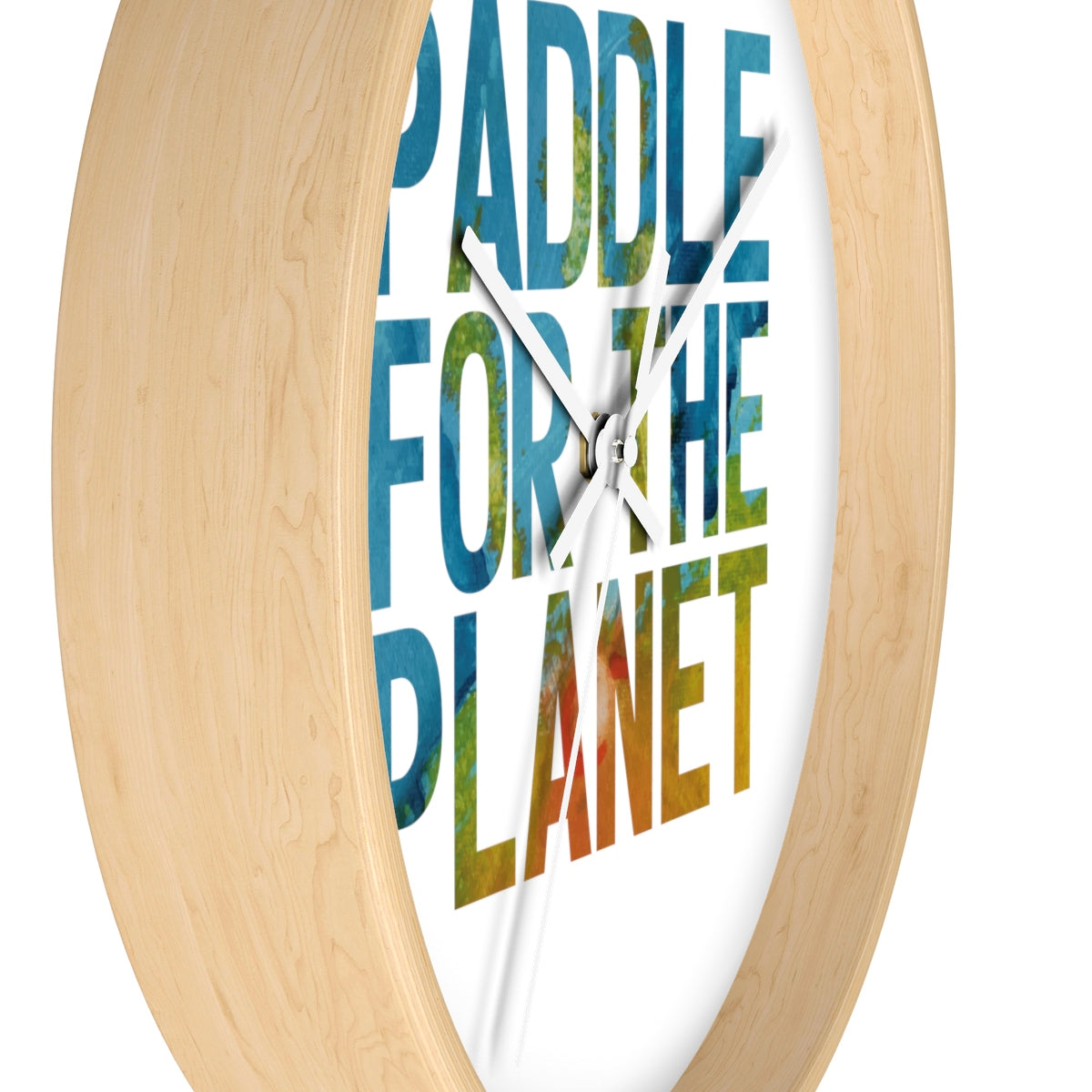 Paddle For The Planet Wall clock