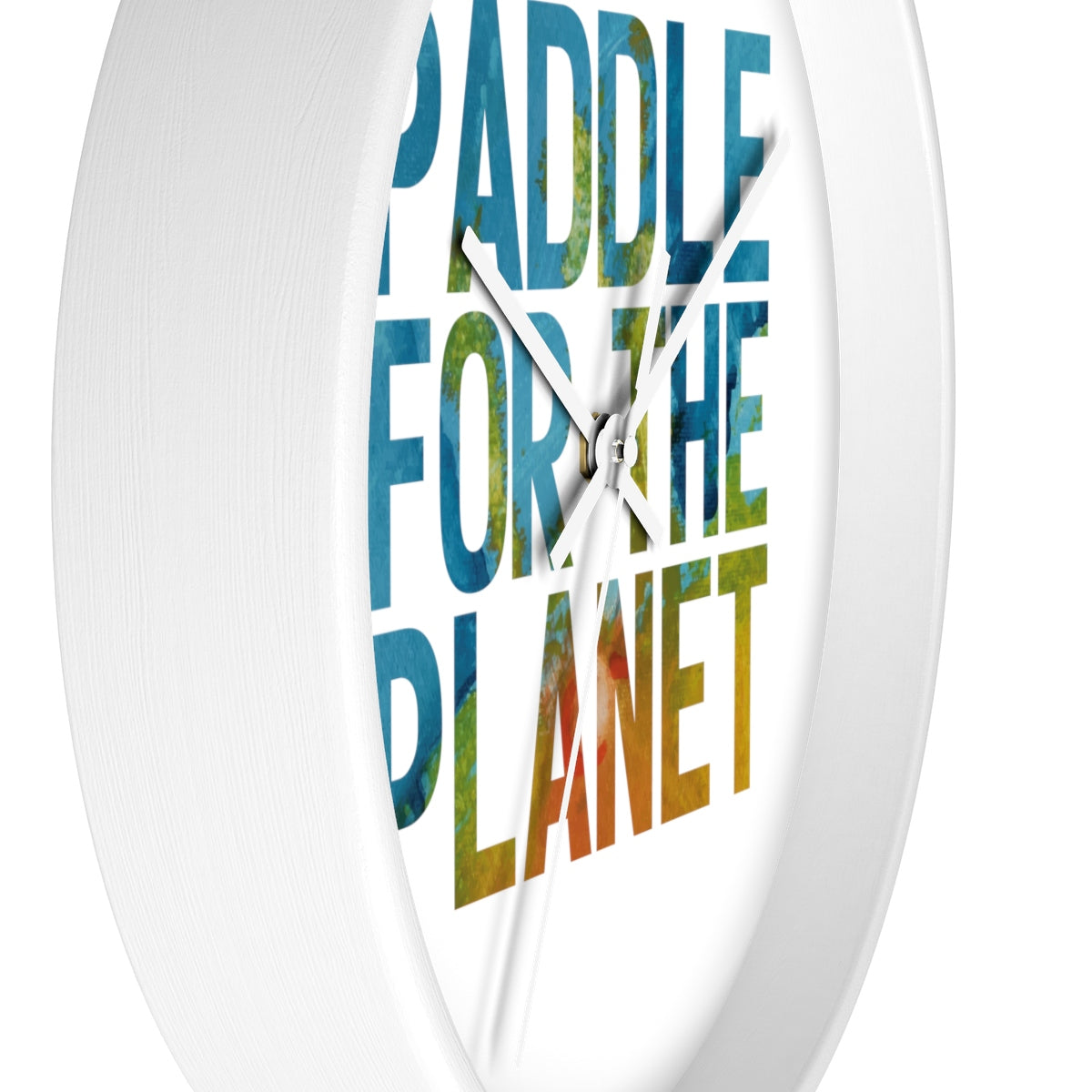 Paddle For The Planet Wall clock