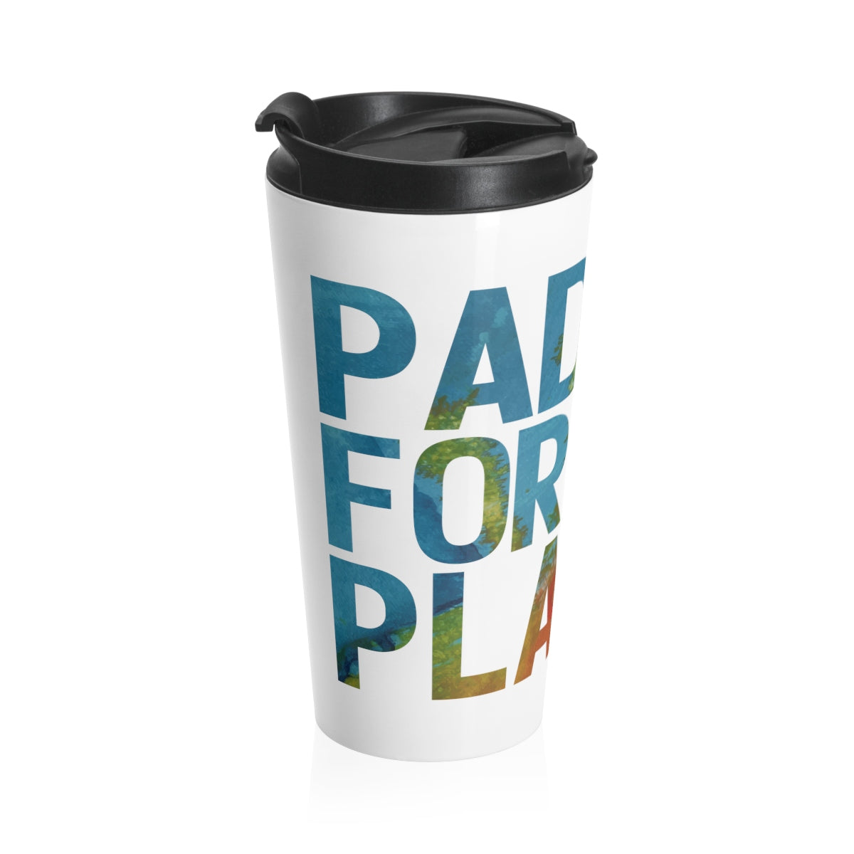 Paddle For The Planet Stainless Steel Travel Mug