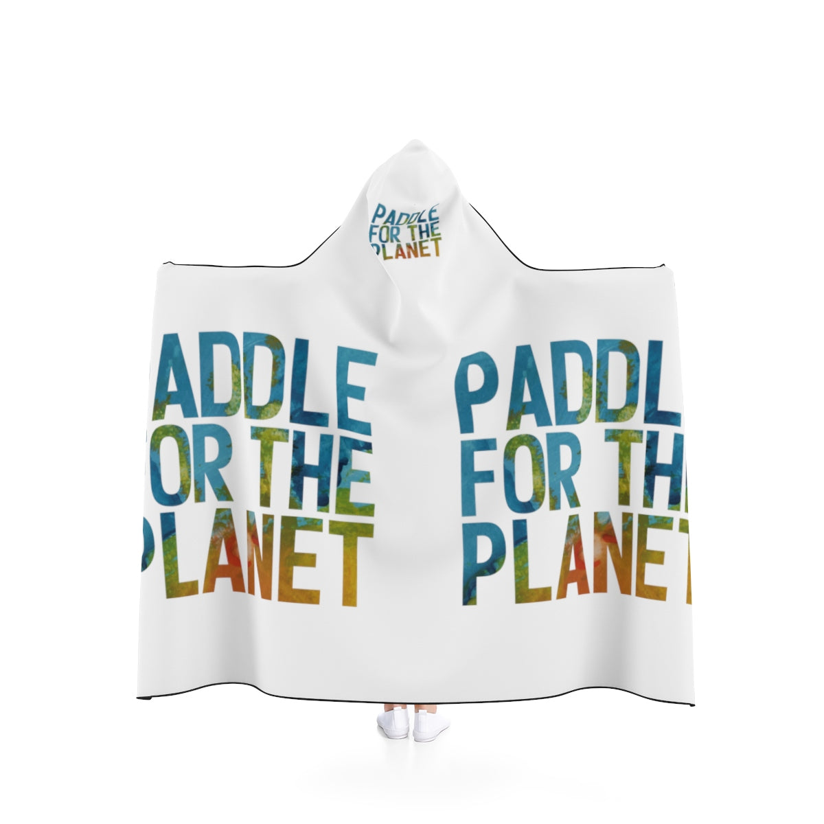 Paddle For The Planet Hooded Blanket