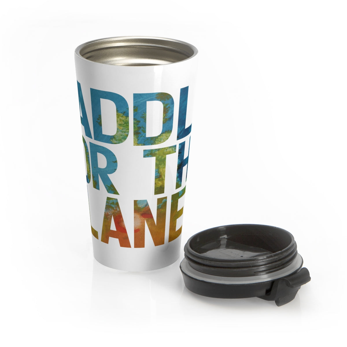 Paddle For The Planet Stainless Steel Travel Mug