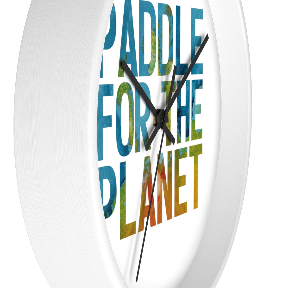 Paddle For The Planet Wall clock