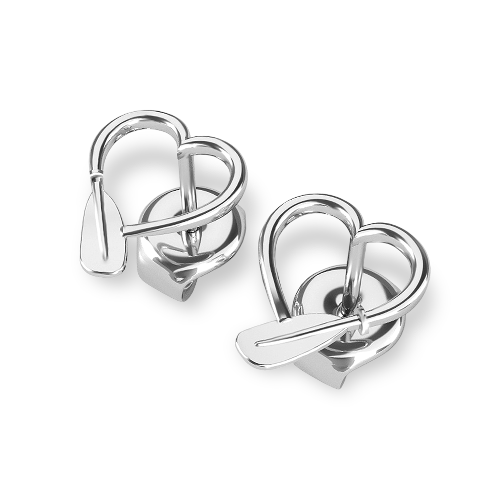 Kayak Heart Earrings