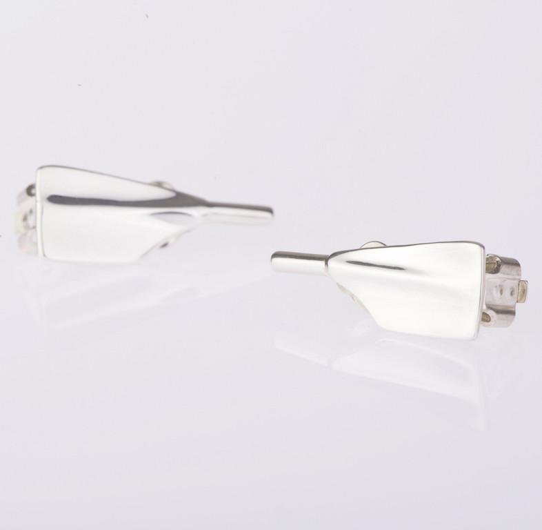 Clip Earrings: Cleaver Blade