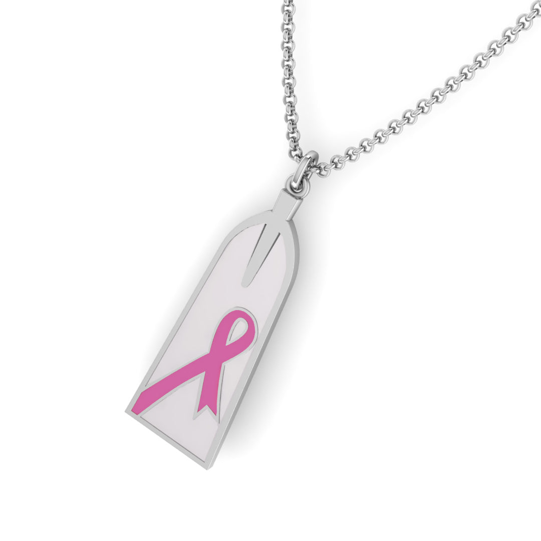 Pink Ribbon Dragon Boat Pendant