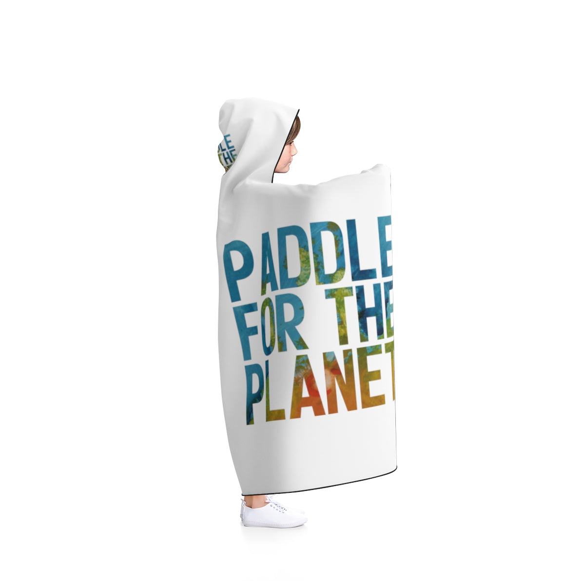 Paddle For The Planet Hooded Blanket