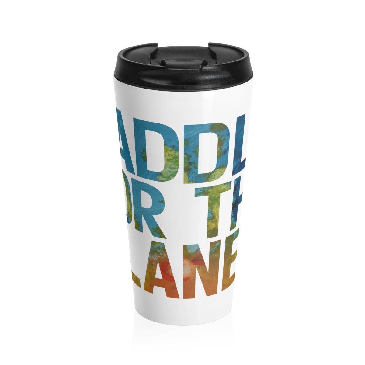 Paddle For The Planet Stainless Steel Travel Mug