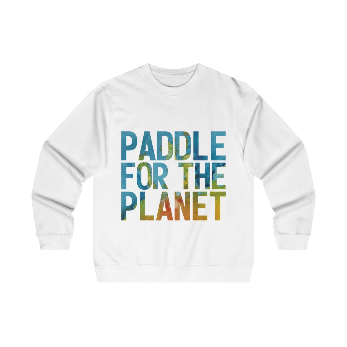 Paddle For The Planet  Crewneck Sweatshirt